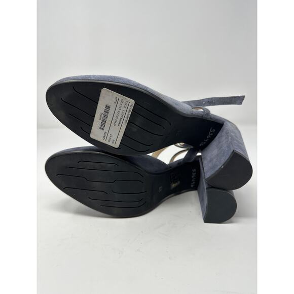 Sundance Women's NEW Viloria "Denim" Blue Leather Suede Heels size 39 (US 8) - Picture 6 of 8